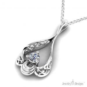 Filigree Diamond Necklace