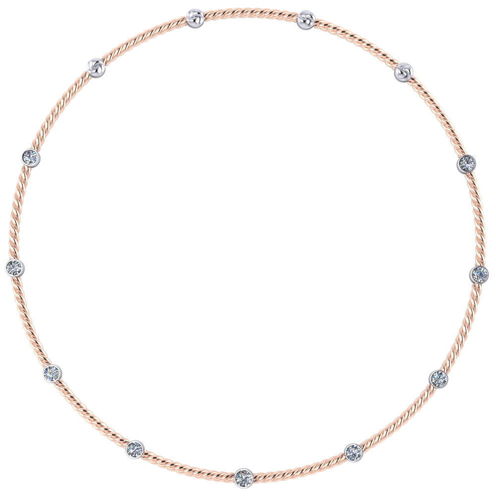 Diamond Station Necklace