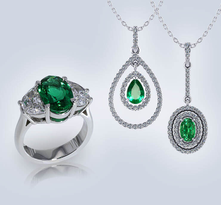 Browse Emerald Jewelry