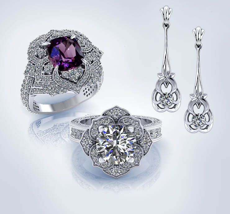 Browse Floral Jewelry