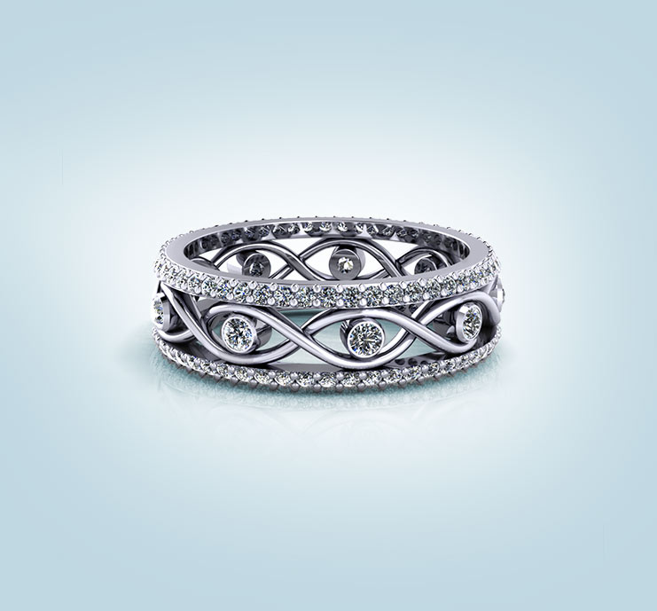 Infinity Wedding Rings