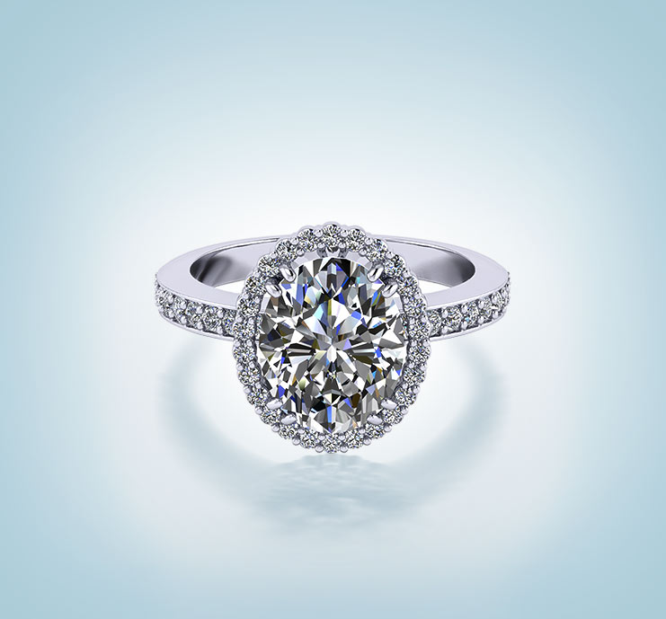 Oval Engagement Rings